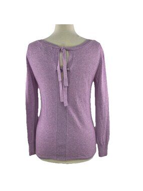 Banana Republic Sz Small Filpucci Merino Wool Cashmere Blend Sweater Purple